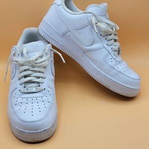 Nike Air Force 1 Low White Athletic Sneakers SIZE‎ 10.5. #1414
